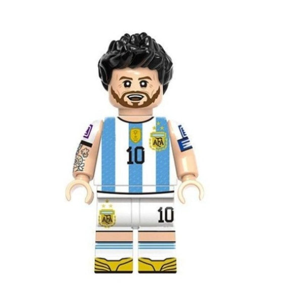 Football Lego Minifigure - Figure 3 - Lionel Messi - (argentina edition)