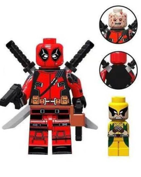 Marvel Deadpool Lego Minifigure - Figure 16 - Deadpool (5th edition)