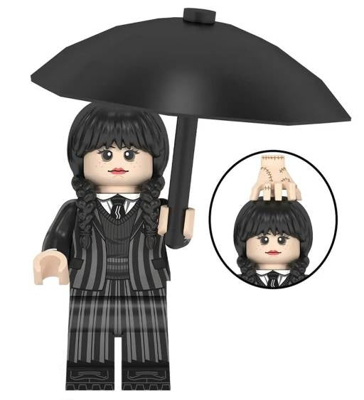 Wednesday Addams Lego Minifigure - Figure 2