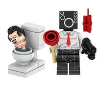 Skibidi Toilet Lego Minifigure - Figure 6 - Audio Man (2nd edition)