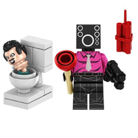 Skibidi Toilet Lego Minifigure - Figure 1 - Audio Man