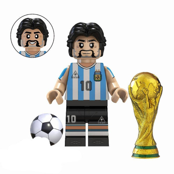 Football Lego Minifigure - Figure 7 - Diego Maradona (world cup edition)