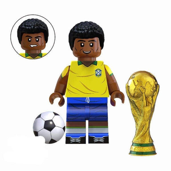 Football Lego Minifigure - Figure 13 - Pele (world cup edition)