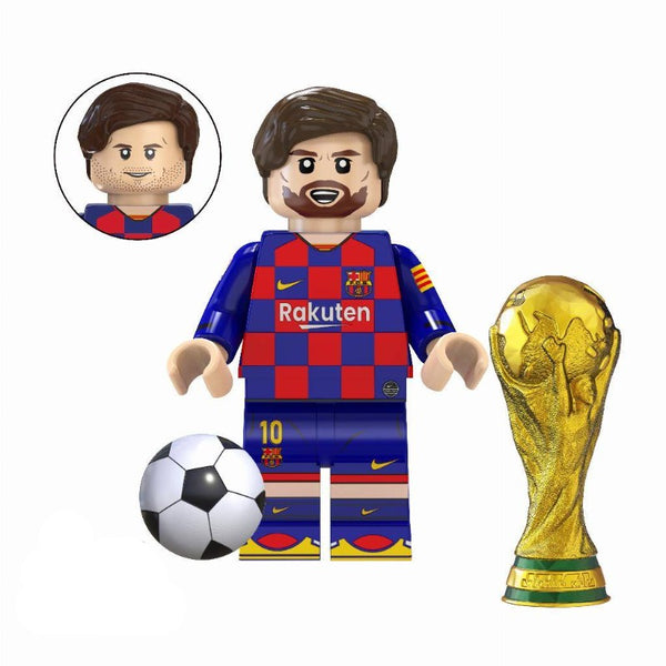 Football Lego Minifigure - Figure 9 - Lionel Messi (club edition)