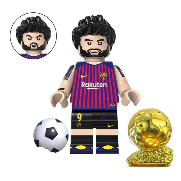 Football Lego Minifigure - Figure 33 - Luis Suarez