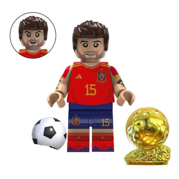 Football Lego Minifigure - Figure 38 - Sergio Ramos (Spain edition)