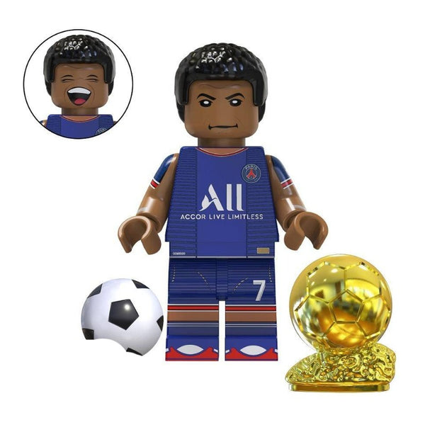 Football Lego Minifigure - Figure 40 - Mbappe (PSG)