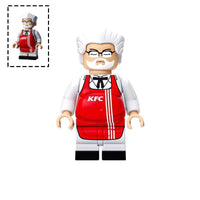 Celebrity Lego Minifigure Bundle - McDonalds vs KFC