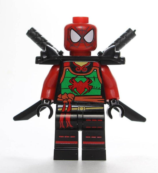 Marvel Spiderman Lego Minifigure - Figure 153 - Ninja Spiderman