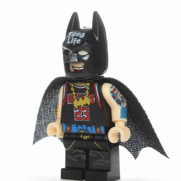 Batman Lego Minifigure - Figure 80 - Batman - Thug Life edition