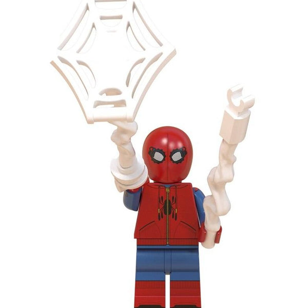 Marvel Spiderman Lego Minifigure - Figure 88 - Spiderman (homemade suit)