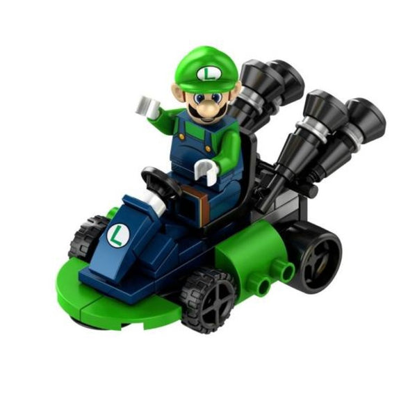 Super Mario Lego Minifigure - Figure 16 - Luigi (kart edition)