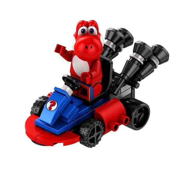 Super Mario Lego Minifigure - Figure 22 - Fire Yoshi (kart edition)