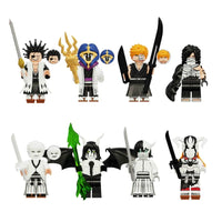 Bleach Anime Set of 8 Lego Minifigures - Style 1