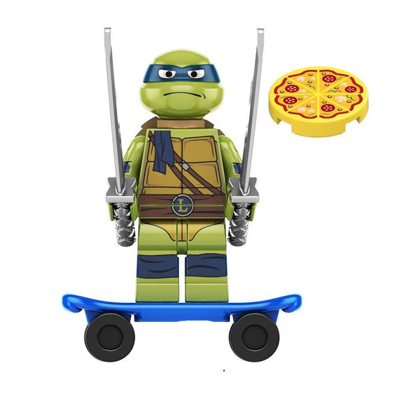Teenage Mutant Ninja Turtles Lego Minifigure - Figure 1 - Leonardo Da Vinci