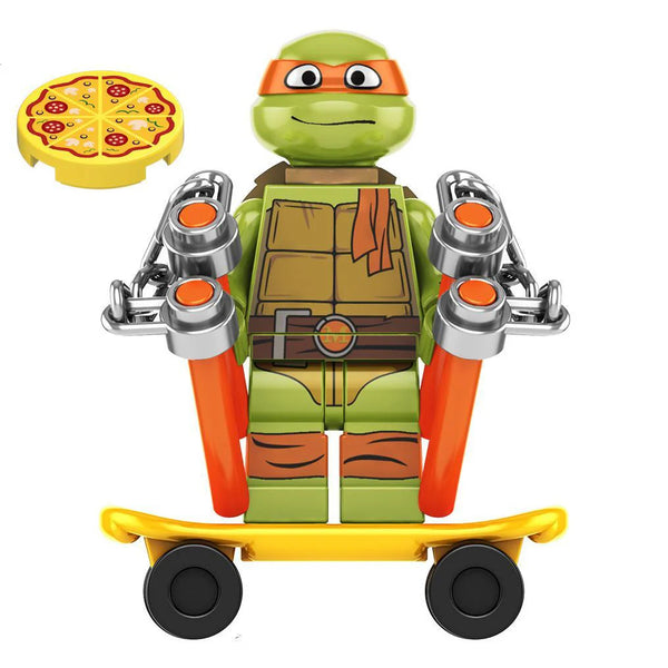 Teenage Mutant Ninja Turtles Lego Minifigure - Figure 3 - Michelangelo