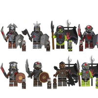 The Lord of the Rings Set of 8 Lego Minifigures - Style 10