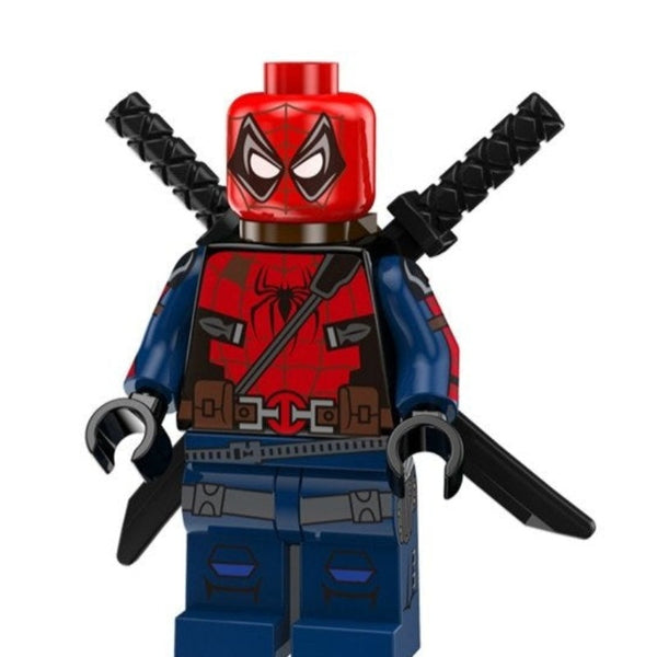 Marvel Spiderman Lego Minifigure - Figure 80 - Spiderman - Deadpool (2nd edition)
