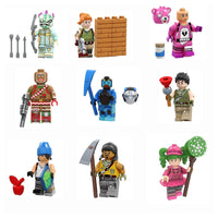 Fortnite Set of 9 Lego Minifigures - Style 12