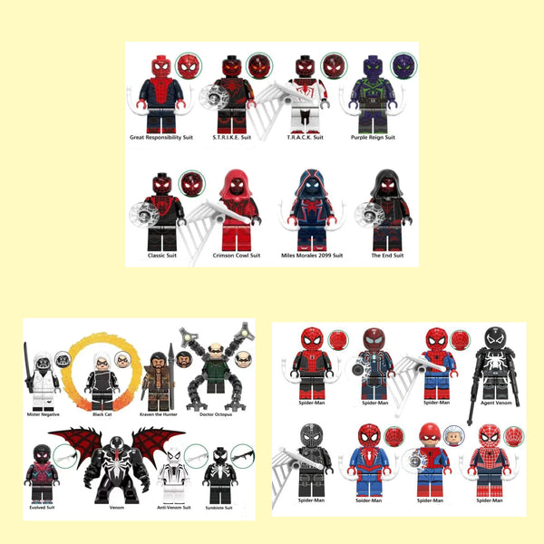 Spiderman Lego Minifigures - Bundle 3
