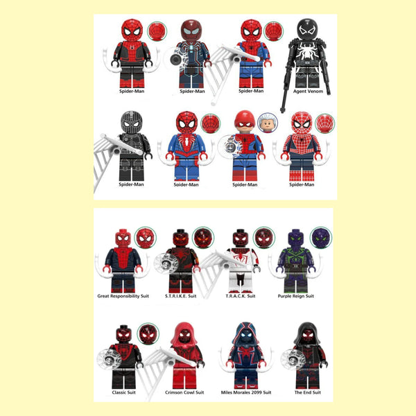 Spiderman Lego Minifigures - Bundle 6