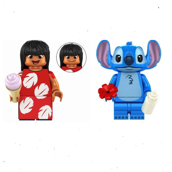 Lilo and Stitch Lego Minifigure Bundle - Lilo and Stitch
