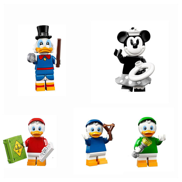 Disney Mickey Mouse Set of 5 Lego Minifigures - Style 1