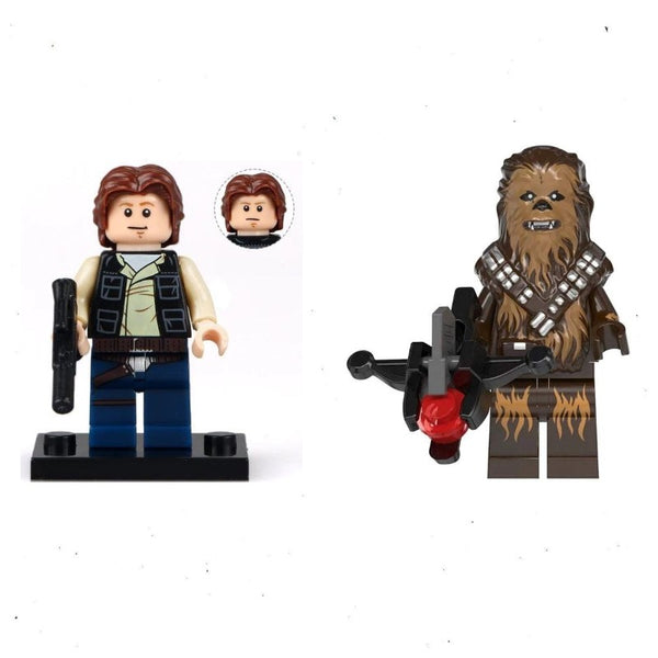 Star Wars Lego Minifigure Bundle - Han Solo and Chewbacca