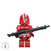 Sw Minifigure - Figure 204 Axe (Red Mist Squad) Lego