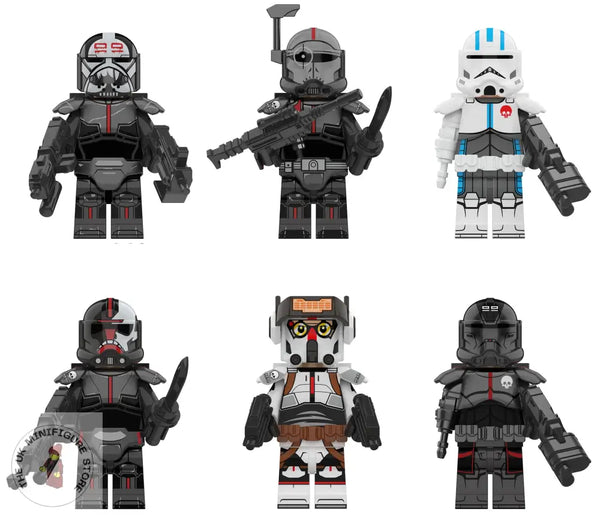 Sw Set Of 6 Minifigures - Style 14