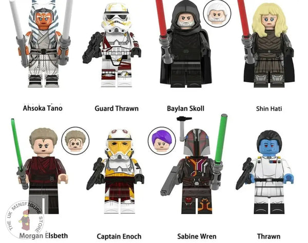 Sw Set Of 8 Minifigures - Style 37 Lego