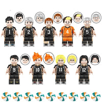 Haikyuu Anime Set of 9 Lego Minifigures - Style 1