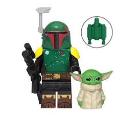 Star Wars Lego Minifigure - Figure 143 - Bobba Fett (yoda edition)