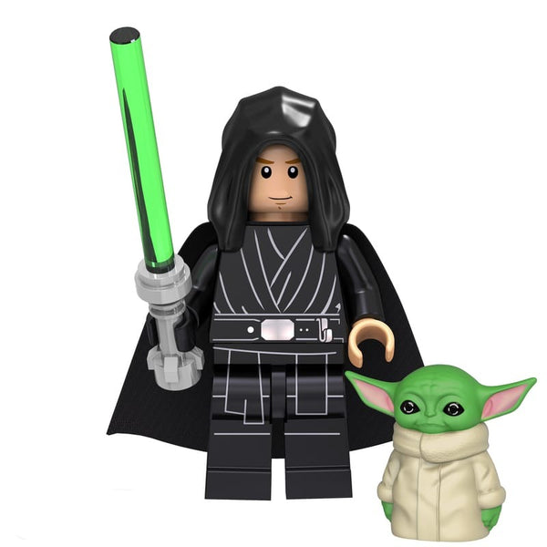 Star Wars Lego Minifigure - Figure 162 - Luke Skywalker (Yoda edition)