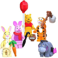 Winnie The Pooh Set Of 5 Minifigures - Style 2 Lego