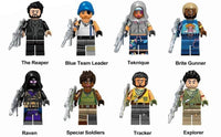 Fortnite Set of 8 Lego Minifigures - Style 3