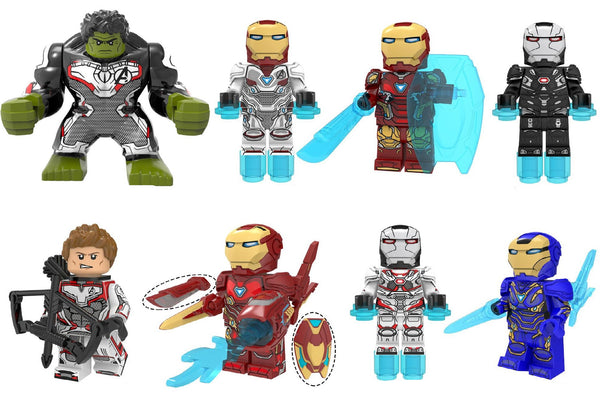 Marvel Avengers Set of 8 Lego Minifigures - Style 3