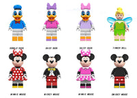 Disney Set of 8 Lego Minifigures