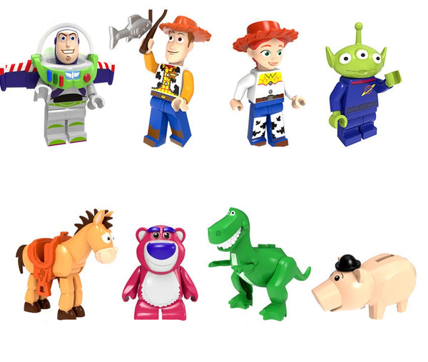 Toy Story Set of 8 Lego Minifigures - Style 2